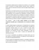 Neoliberalismo Ensayo