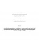 LA INFLUENCIA SOCIOLÓGICA Y PEDAGÓGICA DE LOS JUEGOS COMO ESTRATEGIA PARA MEJORAR EL PROCESAMIENTO DE LA INFORMACIÓN EN LOS ESTUDIANTES DE LA E.E.F. DE LA F.E. DE LA UNMSM