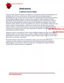 Dedicatoria. A Nahomi Amaro Rojas