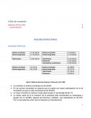 Analisis financiero. ANÁLISIS ESTRUCTURAL ANÁLISIS VERTICAL