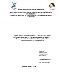 PROGRAMA NACIONAL DE FORMACIÓN DE ENFERMERIA INTEGRAL COMUNTARIA. Página 1