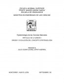 ORIGEN Y EVOLUCIÓN DEL CONCEPTO EPISTEMOLOGÍA