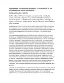 ENSAYO SOBRE SI LA SOCIEDAD DIFERENCIA ‘’ LA FILANTROPIA’’ Y ‘’ LA RESPONSABILIDAD SOCIAL EMPRESARIAL