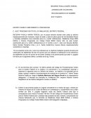 Contestacion de una prevencion.