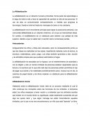 Alfabetización inicial. Etapas en la adquisición de la lectoescritura