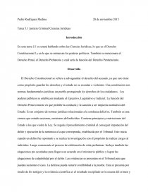 Tarea 5.1 Justicia Criminal Ciencias Jurídicas. Página 1