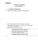 Historia de la Psicología. ACTIVIDADES DE APRENDIZAJE
