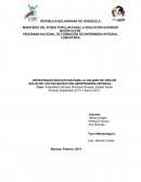 PROGRAMA NACIONAL DE FORMACIÓN DE ENFERMERIA INTEGRAL COMUNTARIA