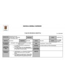 PLAN DE SECUENCIA DIDÁCTICA C.E. 2015-2016