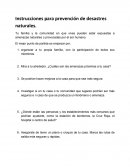 Como se da la gran Prevención de desastres naturales