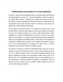 Problemáticas encontradas en mi vida académica.