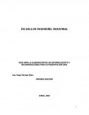 GUÍA PARA LA ELABORACIÓN DE UN INFORME ESCRITO Y RECOMENDACIONES PARA SU PRESENTACIÓN ORAL