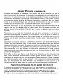 Museo memoria y tolerancia. Aspectos generales de las salas del museo