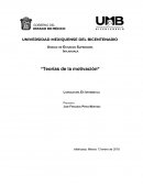 Unidad de Estudios Superiores Teorías de la motivación