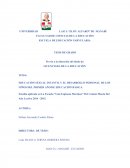 Educación sexual infantil y el desarrollo personal de los niños del primer año de educación básica