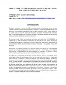 Proyecto de factibilidad para la creación de taller mecánico automotriz “Мach II”
