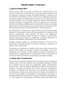 Qué es el tiempo libre