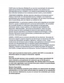 Nuevo centro de atencion multiple: Cam informacion