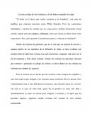 La única culpa de las víctimas es haber aceptado la culpa.