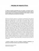 PRUEBA DE ENSAYO ÉTICA.