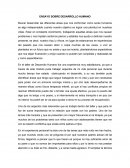ENSAYO SOBRE DESARROLLO HUMANO.