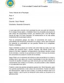 Tema de La Historia de la Psicologia