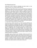 Educacion para el ocio