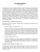 Un buen pastor (Juan 10:1-21)