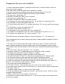 Preparación de saco con costadillo