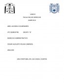 DERECHO ADMINISTRATIVO. ANALISIS SAN CRISTOBAL DE LAS CASAS, CHIAPAS