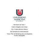 Plan de Marketing para una Zapateria “Huitron Alpargatas”