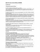 Ejercicio de Lectura Platón, CRITÓN Cuestionario