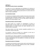 Economías de escala, alcance y aprendizaje.