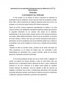 Importancia de una adecuada alimentación para los atletas de la U.E.T.D. Nueva Esparta.