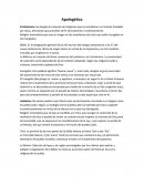 Apologética Afolso Valdez