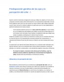 Predisposición genética de los ojos y la percepción del color