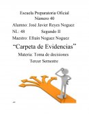 Toma de desciciones.