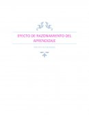 EFECTO DE RAZONAMIENTO DEL APRENDIZAJE