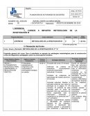 LA PLANEACIÓN DE ACTIVIDADES DE DOCENTES