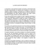 Apuntes sobre La educacion en mexico