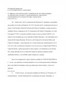 Notificacion aviso de rescision por junta - laboral