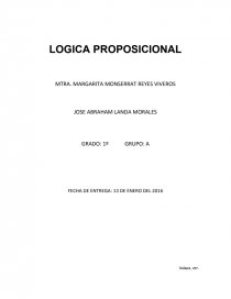 LOGICA PROPOSICIONAL.. Página 1