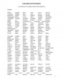 CONCURSO DE ORTOGRAFÍA: LISTADO DE PALABRAS PARA ORTOGRAFÍA