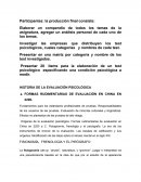 Reseña de evaluacion psicologica