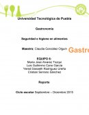 Reporte de Gastronomía: Seguridad e higiene en alimento