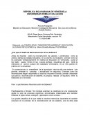 RECONSTRUCCION DE SABERES