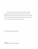 Proyecto pos revolucinario RETROSPECTIVA HISTORICA DE MEXICO.