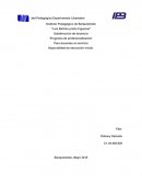 Especialidad de educación inicial.