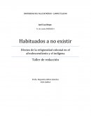 Efectos de la religiosidad colonial en el afrodescendiente y el indígena