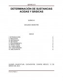 LA DETERMINACIÓN DE SUSTANCIAS ACIDAS Y BÁSICAS